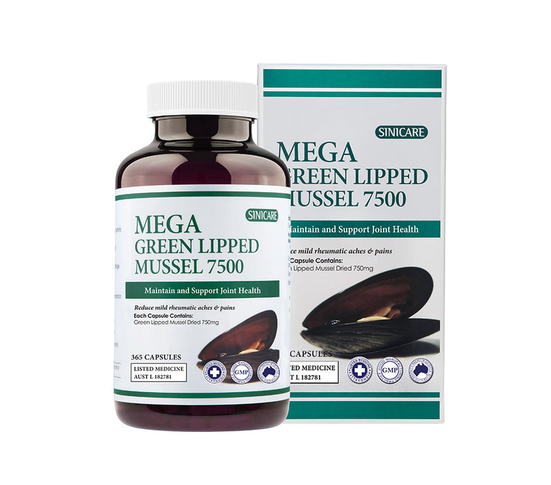 SINICARE Mega Green Lipped Mussel 365s